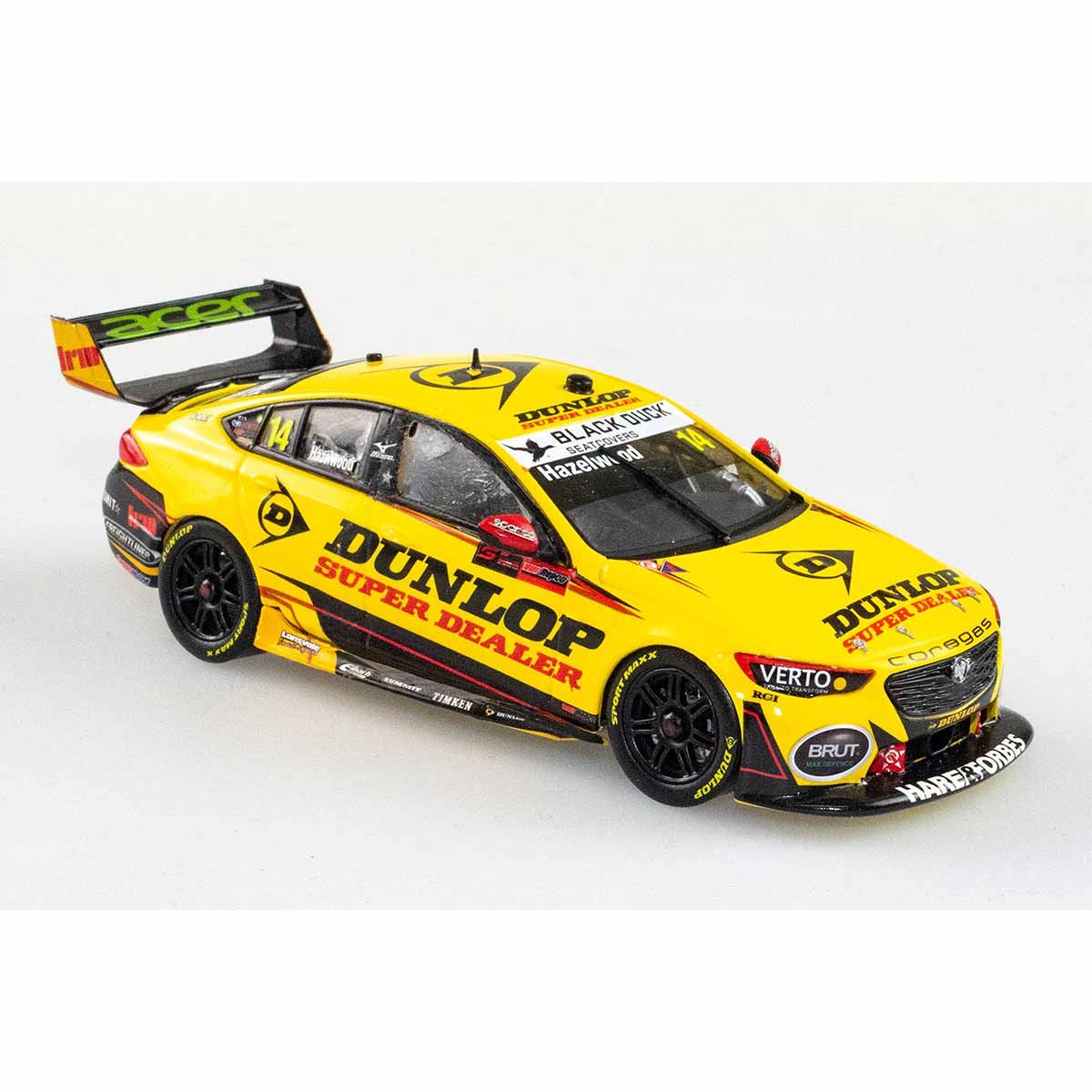Holden ZB Commodore - #14 Todd Hazelwood - Brad Jones Racing - Race 1, 2021 Repco Mt Panorama 500 - 1:43 Model Car - Image 3