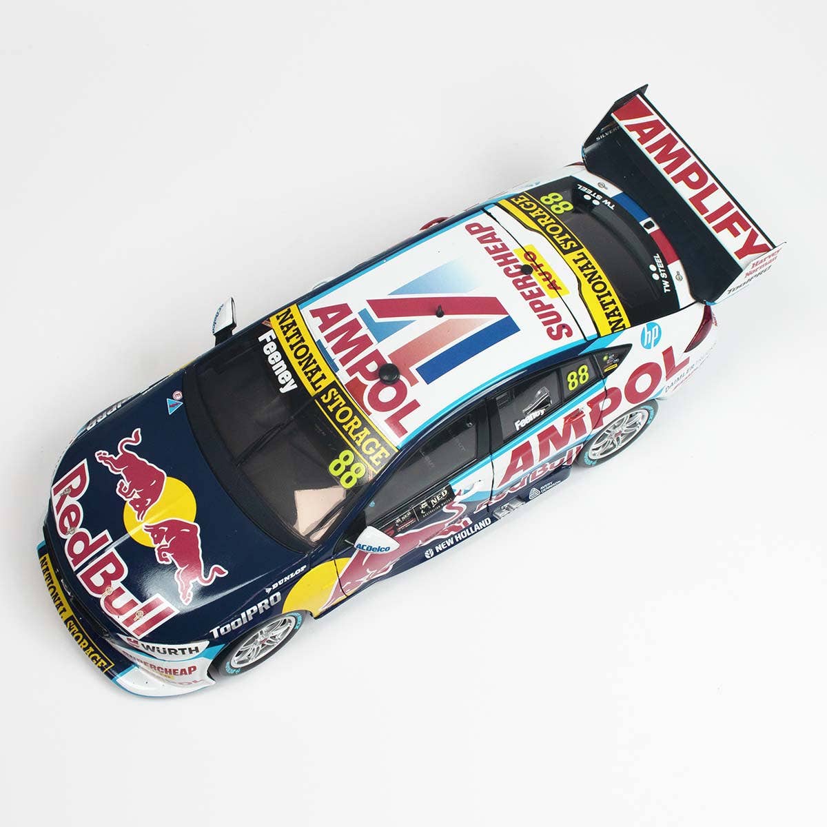 HOLDEN ZB COMMODORE - RED BULL AMPOL RACING - BROC FEENEY #88 - 2022 NED Whisky Tasmania Supersprint Race 4 RUNNER-UP - 1:43 Scale Diecast Model Car - Image 5